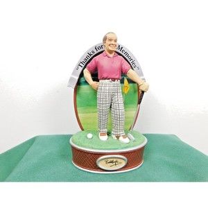 1999 Bob Hope Musical Golf Christmas Ornament "Thanks for the Memories" Works
